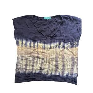 Blue River + sky tye dye top